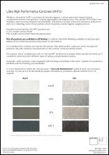 UHPC Material Sheet