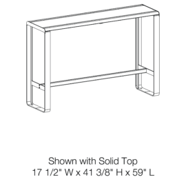 Linea Lookout Bar Table | Spruce & Gander