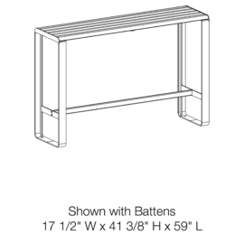 Linea Lookout Bar Table | Spruce & Gander