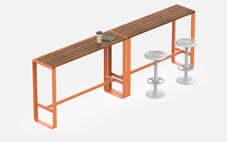 Linea Lookout Bar Table | Spruce & Gander