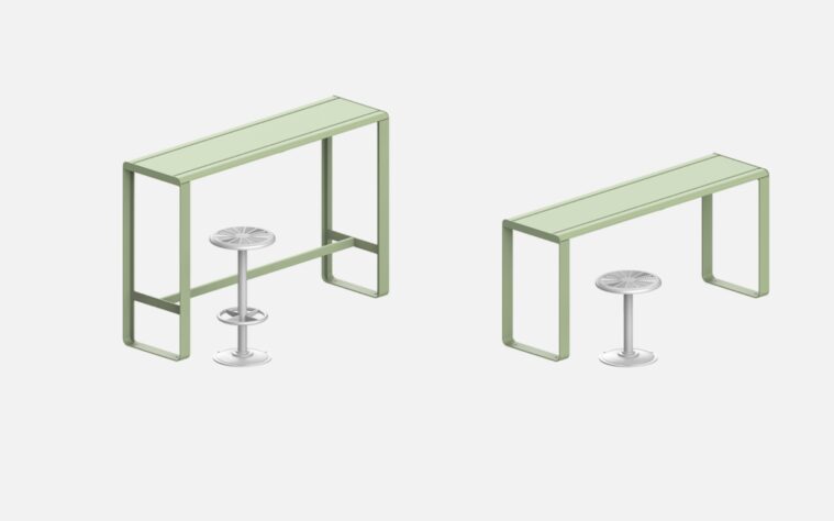 Linea Lookout Bar Table | Spruce & Gander